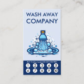 Wash Loyalty Punch Card Treuekarte (Vorderseite)