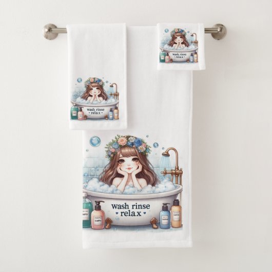 Wash Rinse Relax Badhandtuch Set (Insitu)