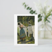 Wash Time in Butte, Montana Vintag Postkarte (Stehend Vorderseite)