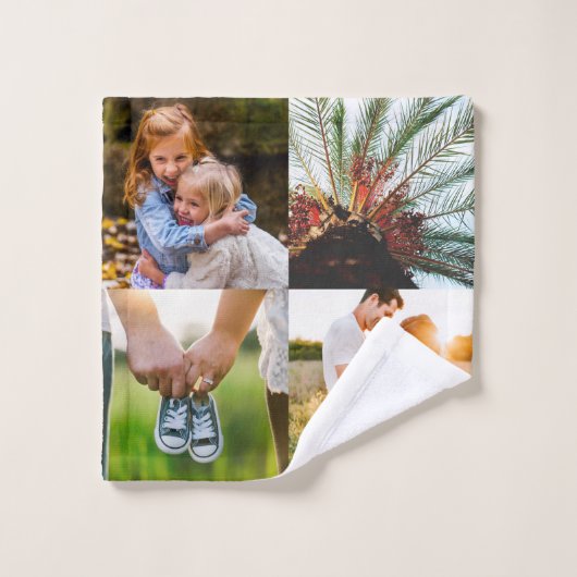 Wash-Tuch 4 Fotovorlage Waschlappen (Waschlappen)