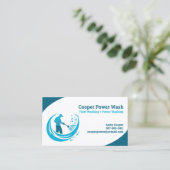 Wash-Visitenkarte für Wasserdruck Visitenkarte (Stehend Vorderseite)