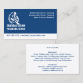 Wash-Visitenkarte für Wasserdruck Visitenkarte (Vorne/Hinten)