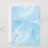 Wash Watercolor Celestial Flat Danke Karte (Rückseite)