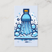 WASH with QR code Visitenkarte (Vorderseite)