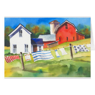 Washday auf dem Bauernhof