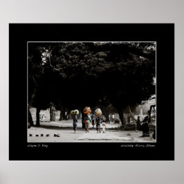 Washday in Accra Ghana Poster