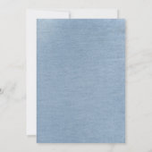 Washed Indigo Scene Doodle Brautparty Einladung (Rückseite)