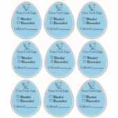 Washed or Unwashed Egg Sticker Collected Date (Vorderseite)