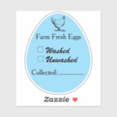 Washed or Unwashed Egg Sticker Collected Date (Blatt)