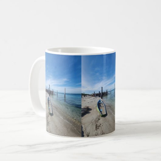 Washed Up Kayak Kaffeetasse (Vorderseite Links)