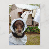 Washerfrau Postkarte (Vorderseite)