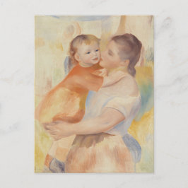 Washerwoman and Child (1886) Pierre-Auguste Renoir Postkarte