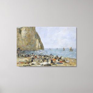 Washerwomen auf dem Strand von Etretat, 1894 Leinwanddruck