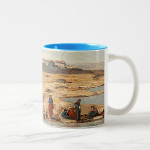Washerwomen auf den Banken des Durance, 1866 Zweifarbige Tasse