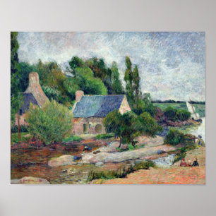 Washerwomen bei Pont-Aven, 1886 Poster