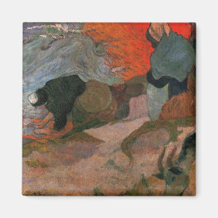 Washerwomen durch Paul Gauguin Magnet