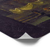 Washerwomen im Moat einer italienischen Villa Poster (Ecke)