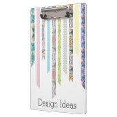 Washi Band-Pastelle | DIY u. Entwurfs-Ideen des Klemmbrett (Links)