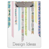 Washi Band-Pastelle | DIY u. Entwurfs-Ideen des Klemmbrett (Vorderseite)