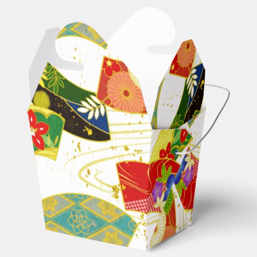 Washi Styling Muster Bevorzugbox Geschenkschachtel (Geöffnet)