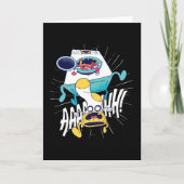 Washing Machine Monster Karte (Vorderseite)