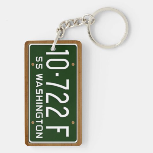 Washington 1955 Vintager Schlüsselanhänger (Rückseite)