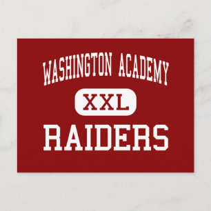 Washington Academy - Raiders - High - East Machias Postkarte