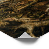 Washington Allston Elijah in der Wüste Poster (Ecke)