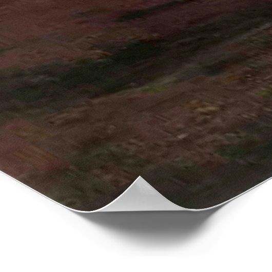 Washington Allston / Moonlit Landscape, 1809 Poster (Ecke)