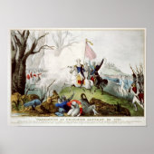 Washington am 3. Januar 1777 in Princeton Poster (Vorne)