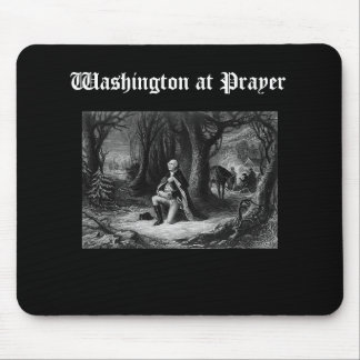 Washington am Gebet II Mousepad