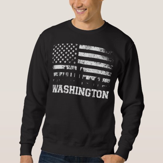 Washington American Staat USA 2 Sweatshirt (Vorderseite)