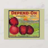 Washington Apples Postkarte (Vorderseite)