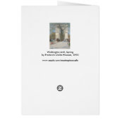 Washington Arch, Frühling von Frederick Childe Has (Hinten)