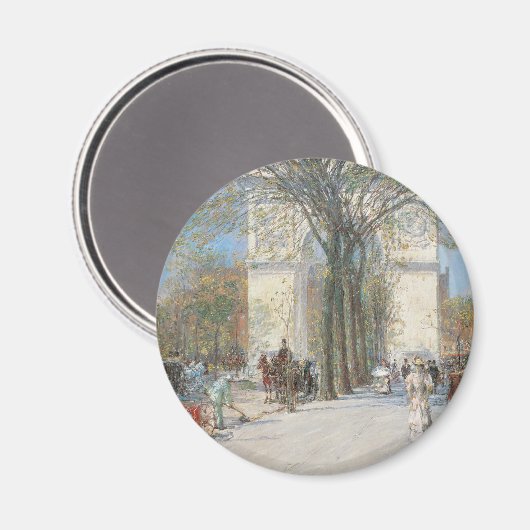 Washington Arch, Frühling von Frederick Childe Has Magnet (Vorderseite/Rückseite)