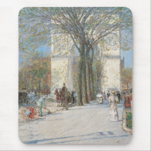 Washington Arch, Frühling von Frederick Childe Has Mousepad
