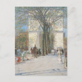 Washington Arch, Frühling von Frederick Childe Has Postkarte (Vorderseite)