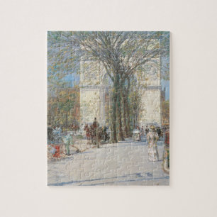 Washington Arch, Frühling von Frederick Childe Has Puzzle