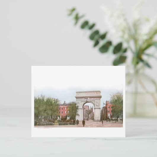 Washington Arch, Washington Square, New York Postkarte (Stehend Vorderseite)