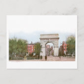 Washington Arch, Washington Square, New York Postkarte (Vorderseite)