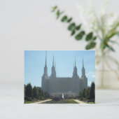 Washington Area Mormon Temple Postkarte (Stehend Vorderseite)