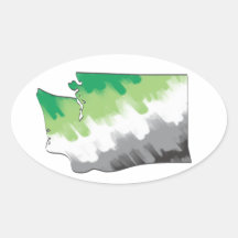Washington Aro Pride Sticker