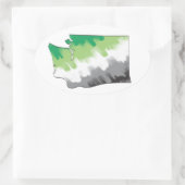 Washington Aro Pride Sticker (Tasche)