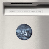 ''Washington as a Soldier'' Magnete (Selen) Magnet (In Situ (Geschirrspüler))