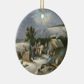 Washington at Valley Forge Keramikornament (Rechts)