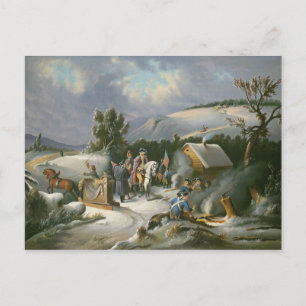 Washington at Valley Forge Postkarte