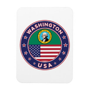 Washington Aufkleber, Handy-Gehäuse, Totbeutel Magnet