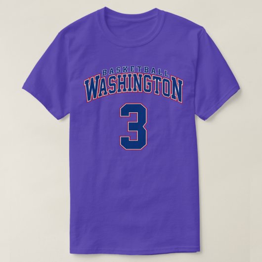 Washington Basketball Player Nummer 5 T-Shirt (Design vorne)