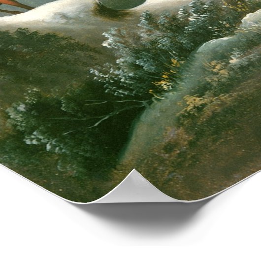 Washington bei Valley Forge Fine Art Poster (Ecke)