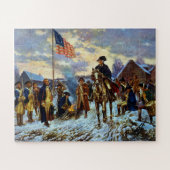 Washington bei Valley Forge Puzzle (Horizontal)